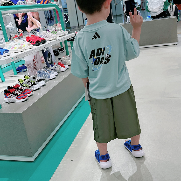Костюм adidas SS25 (зеленый) — фото 3