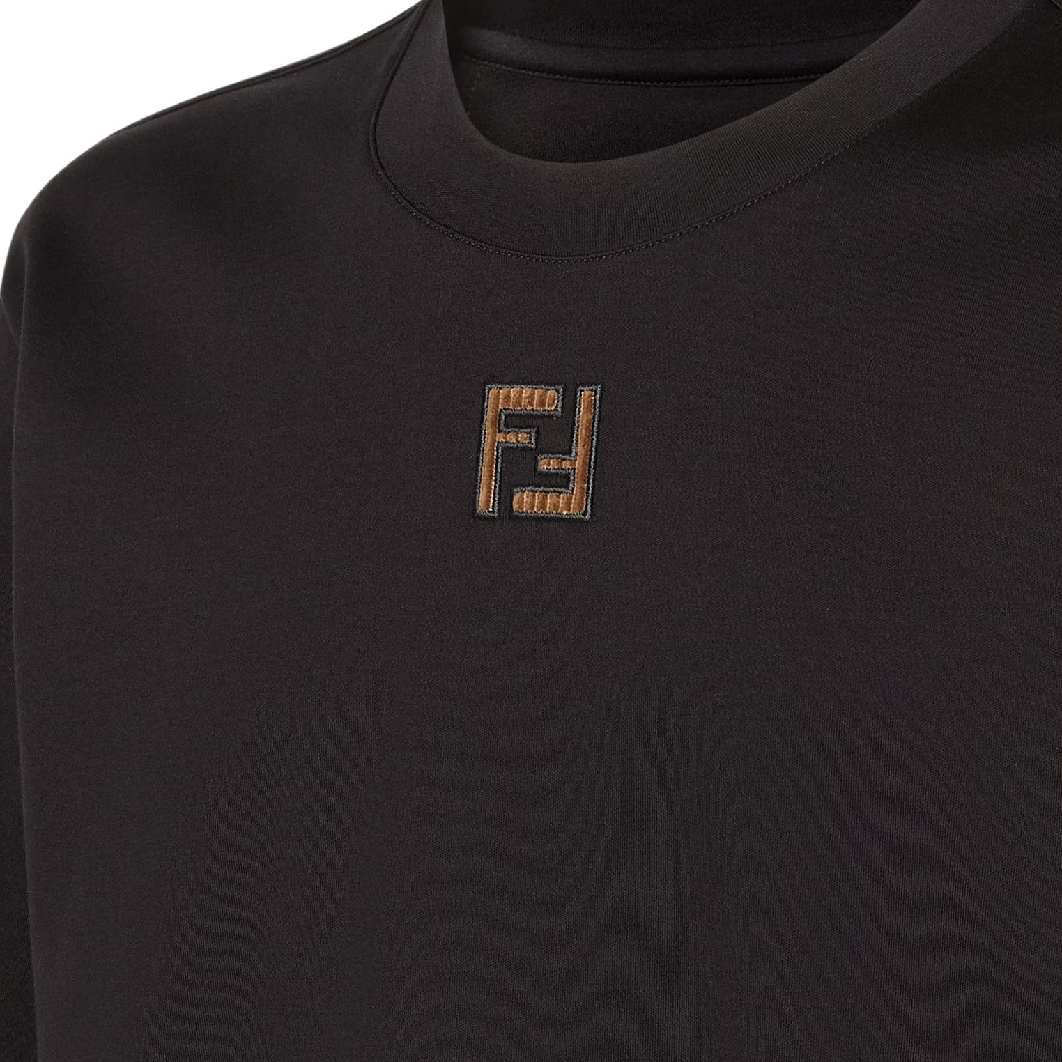Мужская футболка Fendi SS26 (черная) — фото 6
