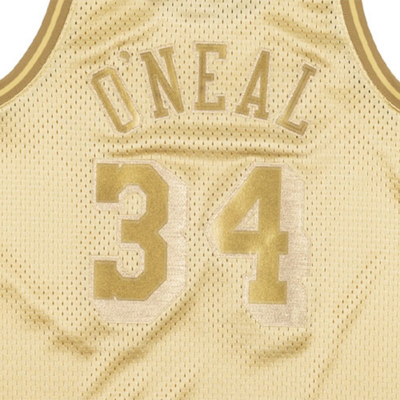 Mitchell Ness Basketball Jersey Unisex Gold
