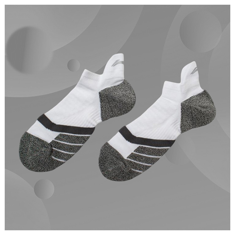 Li Ning Running Socks Unisex 1 Pack White