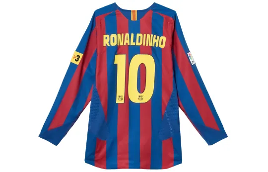 Nike FC Barcelona Re-Issue 2005/06 Ronaldinho #10 Home Jersey Multicolor
