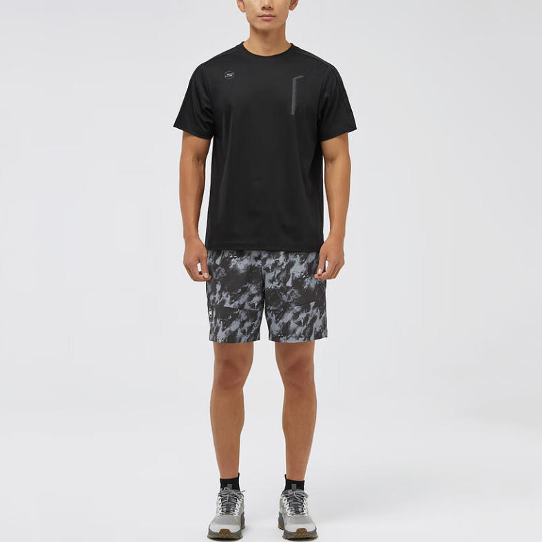 Skechers T Shirt Men’s Carbon Black
