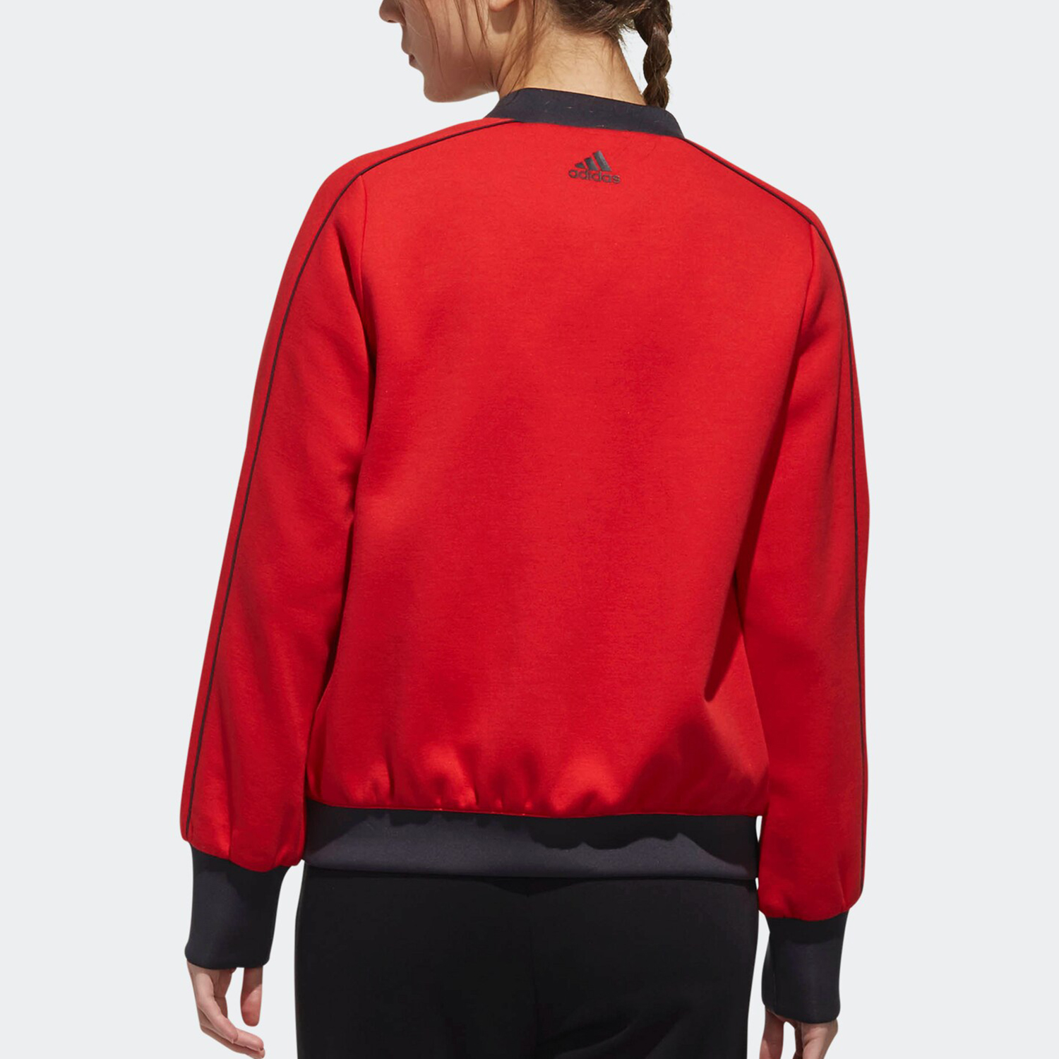 Мужская худи adidas CNY JKT KN Bomb (красный) — фото 4