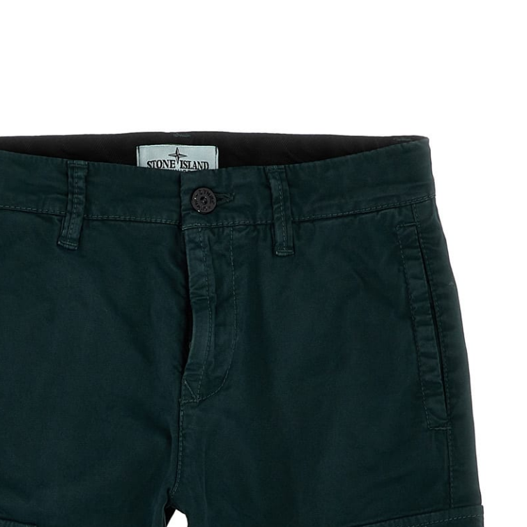 Брюки STONE ISLAND (зеленые) — фото 4