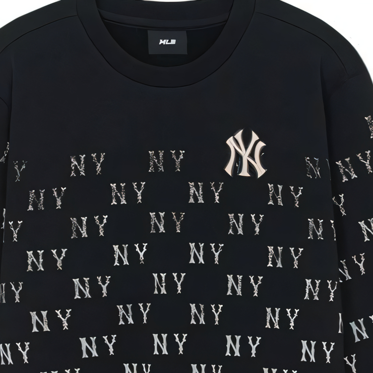Детский свитшот MLB KIDS Boston Red Sox FW/AW25 (черный с принтом) — фото 3