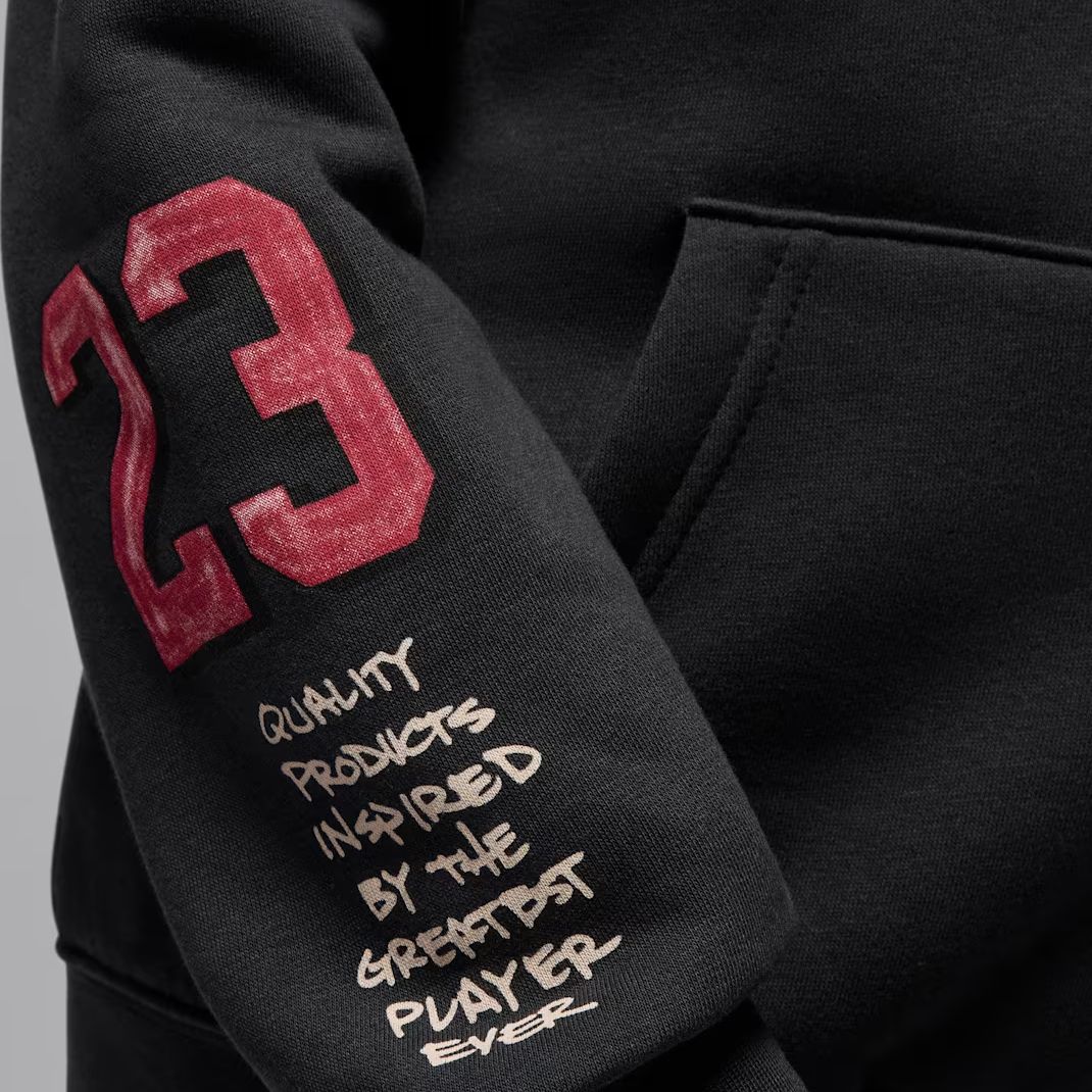 Детское худи Jordan Sketch Pullover (серое) — фото 4