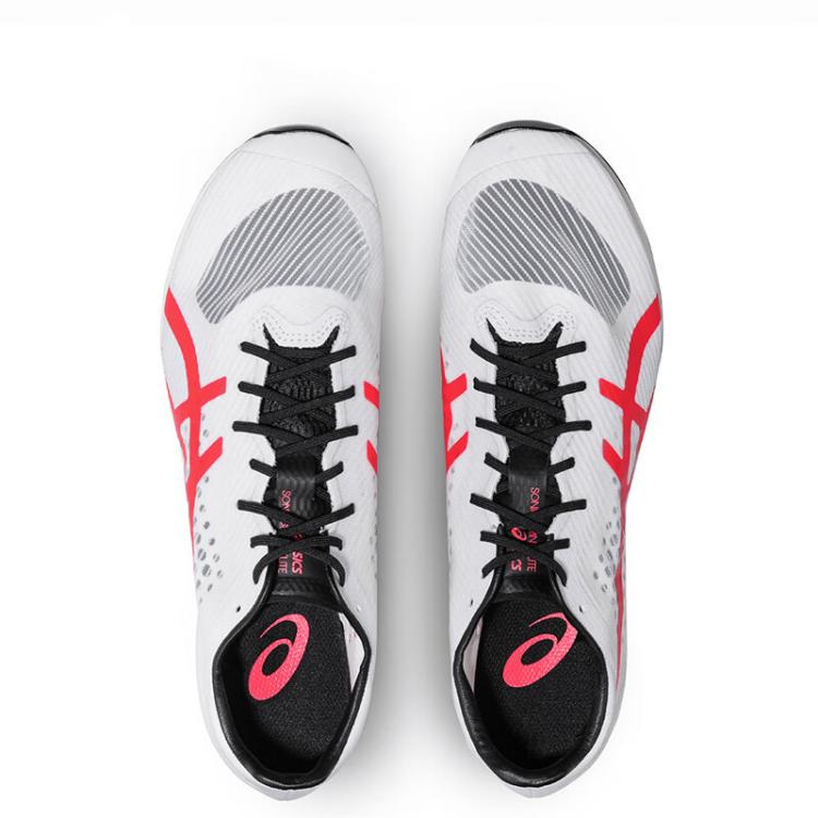 ASICS SONICSPRINT ELITE 3 Abrasion Resistant Low top Running Shoes Unisex White Red