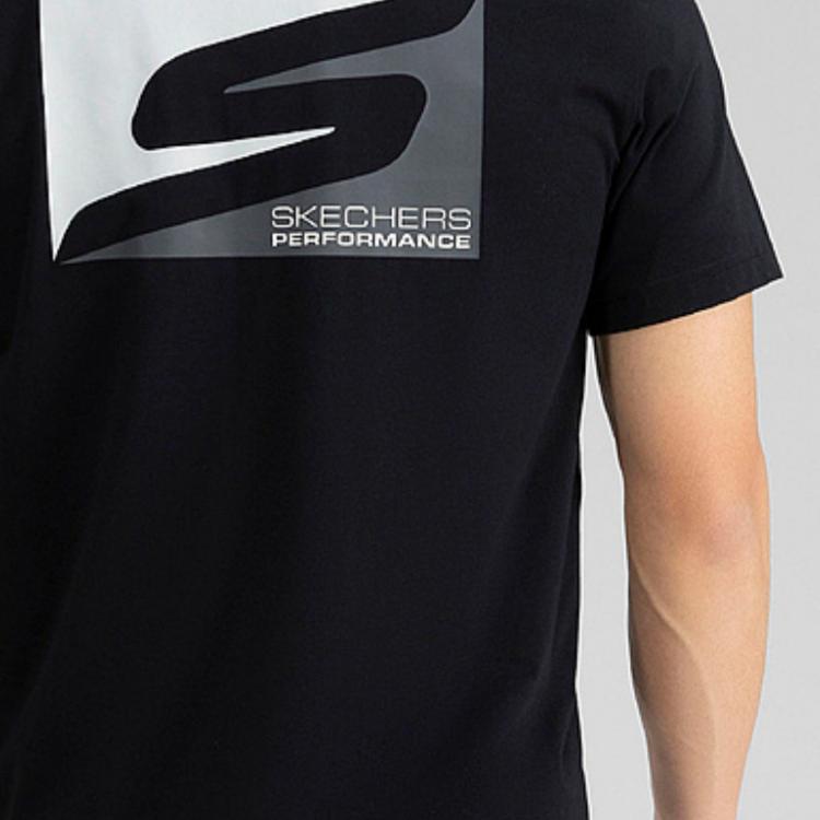 Skechers T Shirt Men’s Carbon Black