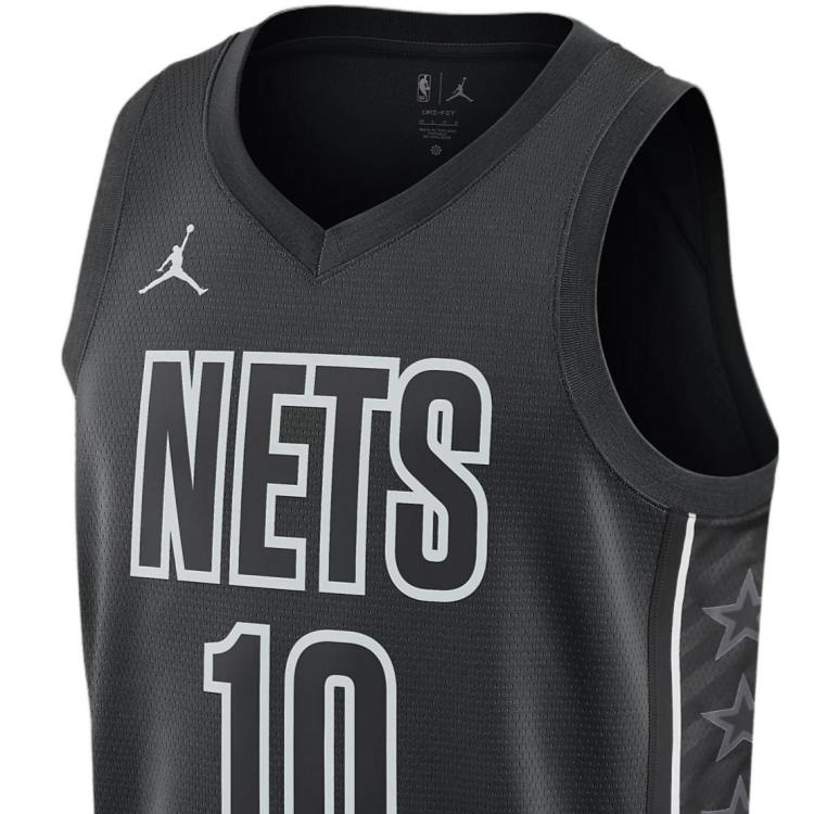 Jordan Brooklyn Nets Statement Edition Soccer Jersey Brook Nets Men’s Black