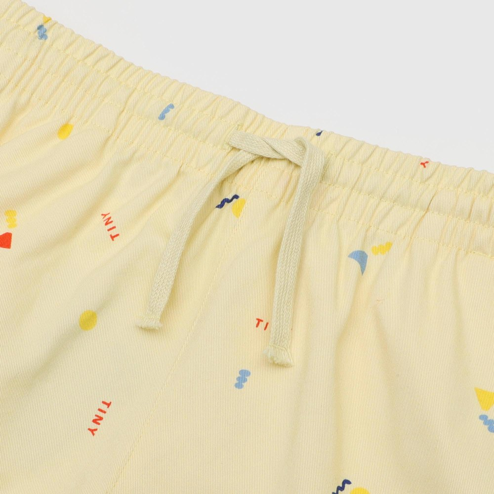 Детские шорты PUMA Tiny x Puma AOP Woven Shorts (бежевые) — фото 3