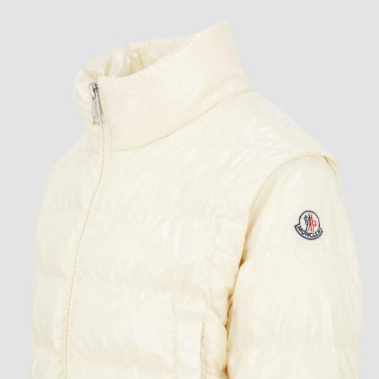Детская куртка Moncler (светло-желтый) — фото 5