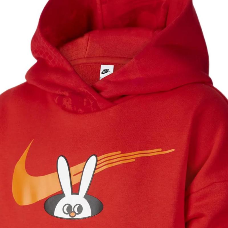 Унисекс худи Nike (красное) — фото 4