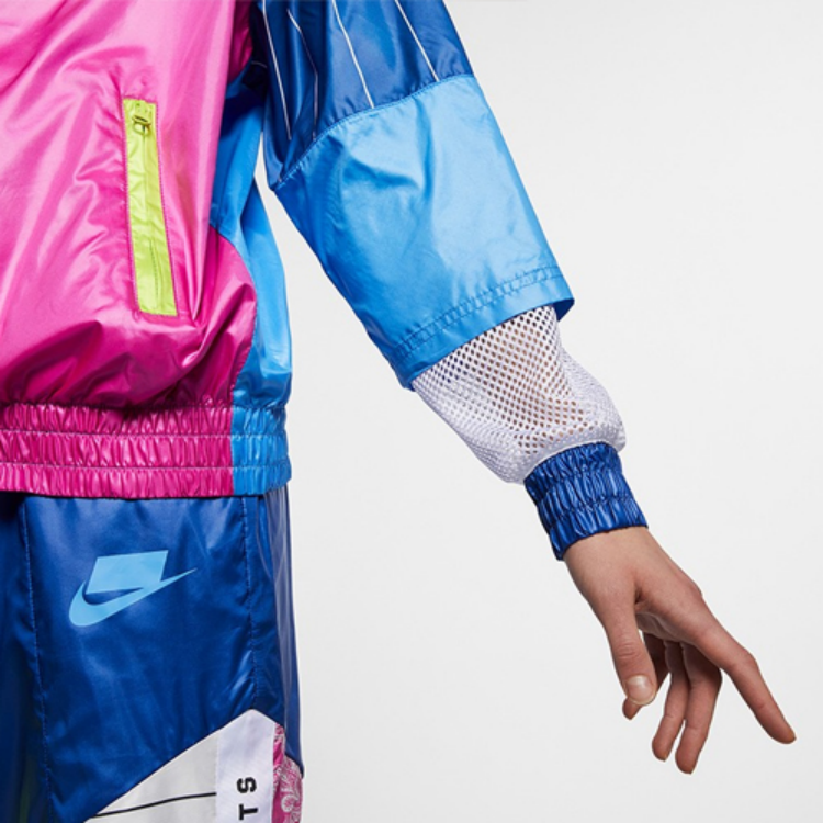 Женская куртка Nike Sportswear (сине-белый) — фото 5