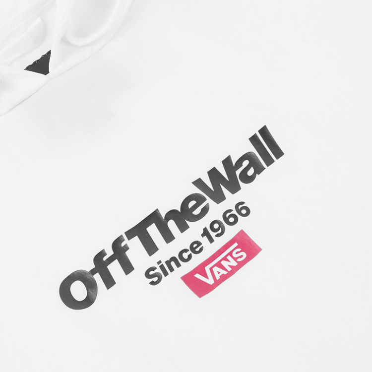 Мужская куртка Vans Logo (белая) — фото 3