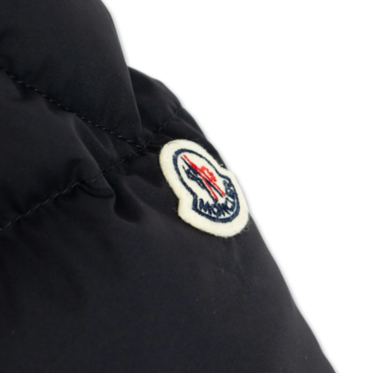 Детская куртка Moncler (темно-синяя) — фото 3