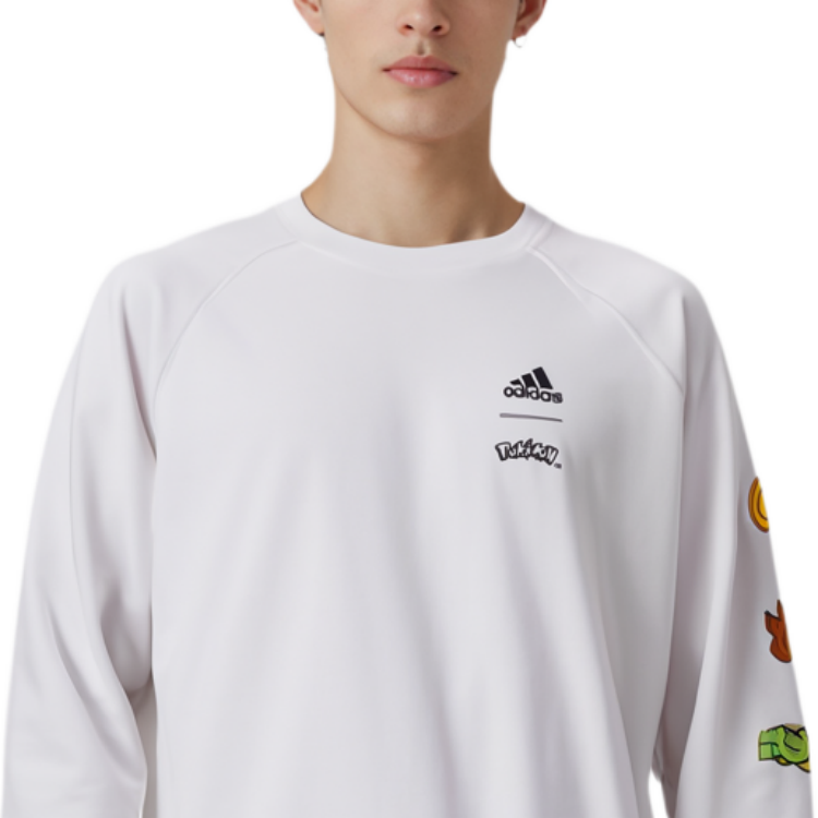 Мужское худи adidas POKEMON (белое) — фото 3