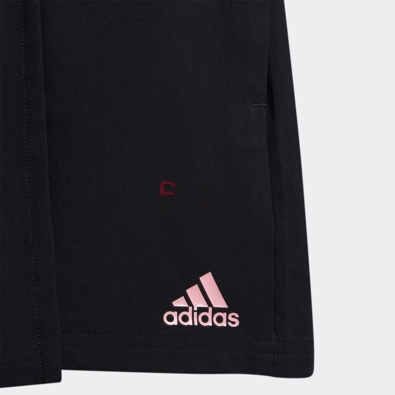 Худи adidas AEROREADY YG TE WV SHORT Primegreen (черное) — фото 3