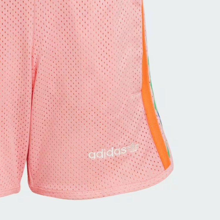 Детский костюм adidas (бело-розовый) — фото 4