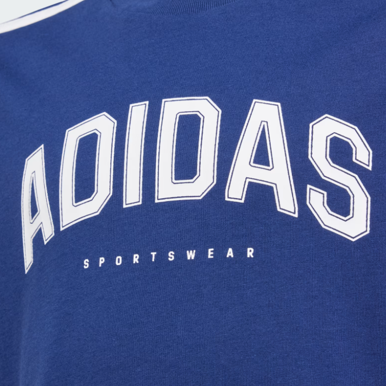 Футболка adidas Codes Collegiate (синяя) — фото 3