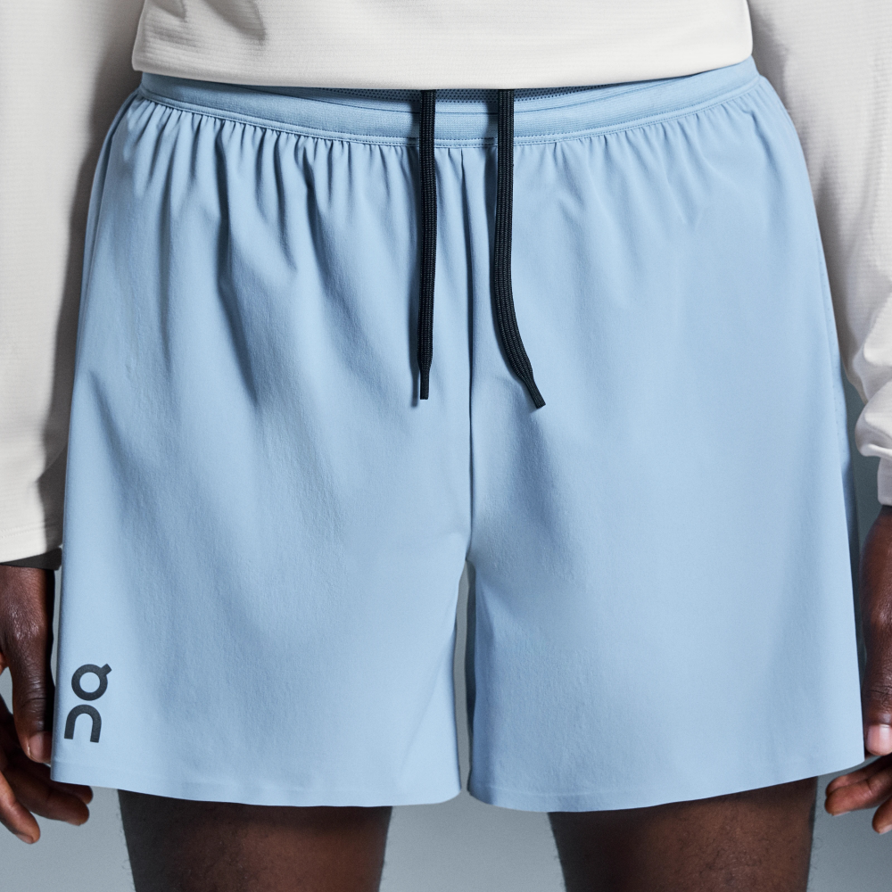 On Performance Sports Shorts Men’s Light Gray Blue