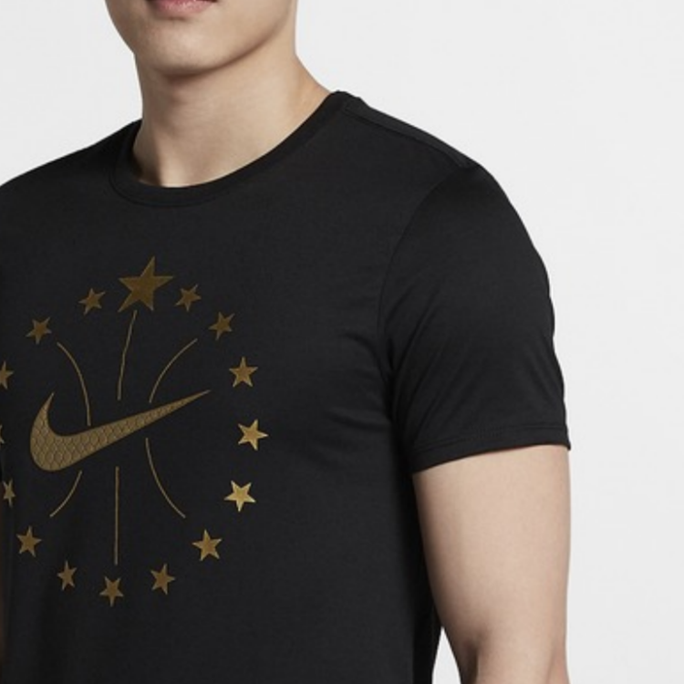 Мужская футболка Nike (черная) — фото 4