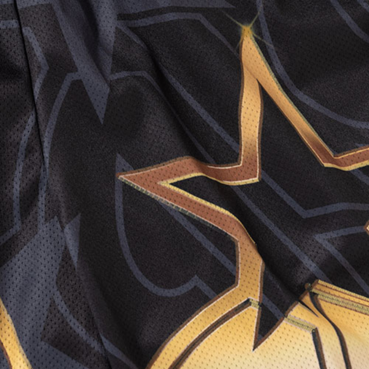 Mitchell Ness Basketball Shorts Unisex Black Moderate Straight Fit Pants