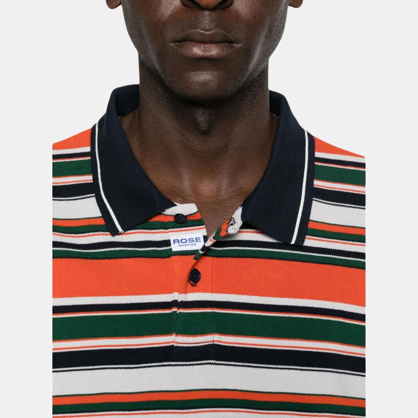Рубашка-поло Martine Rose Striped Polo (разноцветная) — фото 4