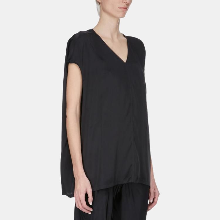 Женская футболка RICK OWENS/RO V T (черная) — фото 3