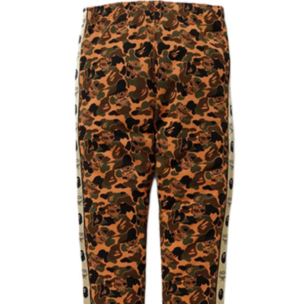 Мужские штаны A BATHING APE A BATHING APE × MCM BAPE x MCM (коричневые) — фото 2