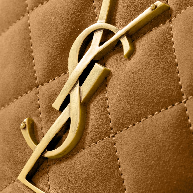 Женская сумка SAINT LAURENT Icarino BABY (коричневая) — фото 5