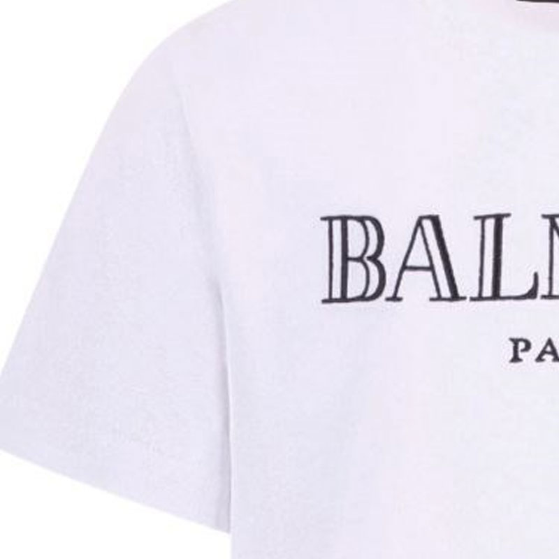 Женская футболка BALMAIN T SS26 (черная) — фото 4