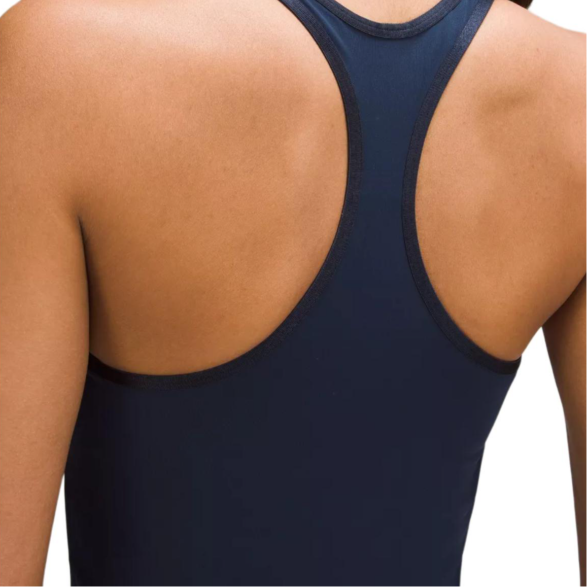 Lululemon Scoop Neck Pleated Sleeveless Dress Women’s Marine Blue