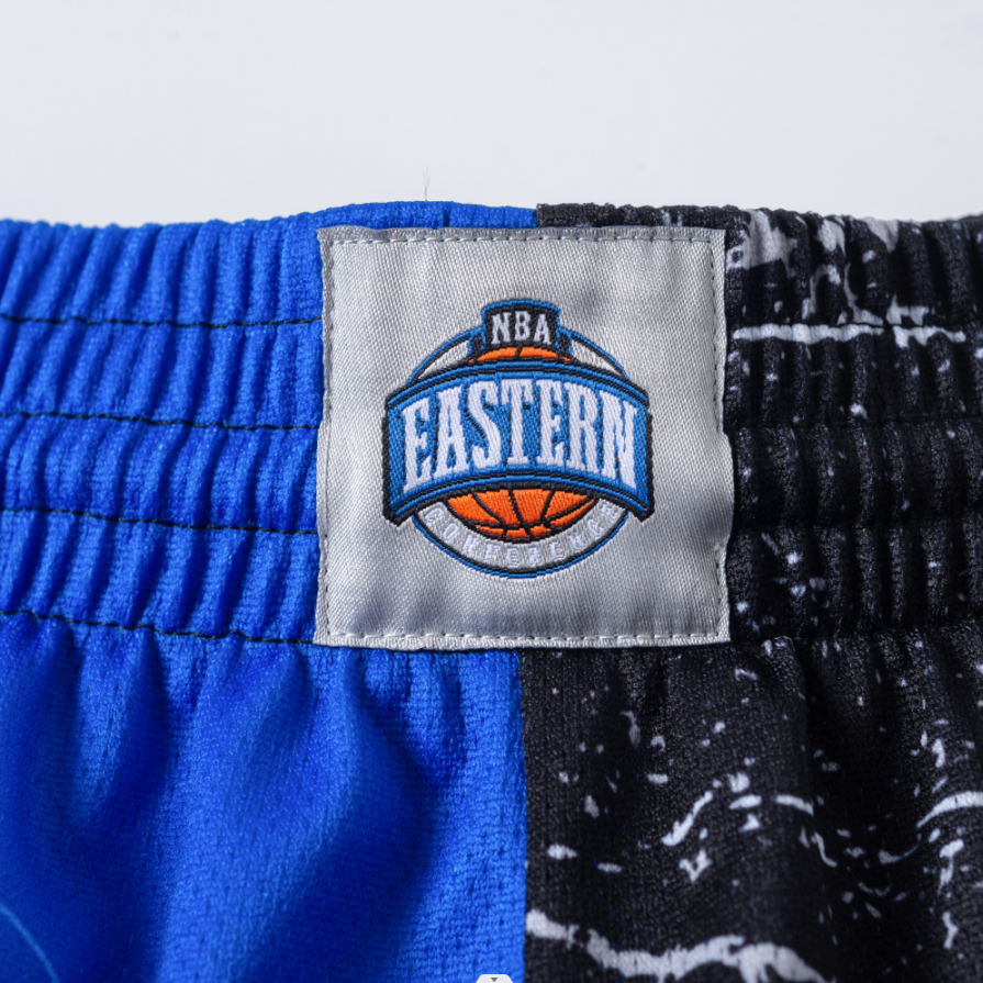 Mitchell Ness Basketball Shorts Men’s Multicolor Blue & Black