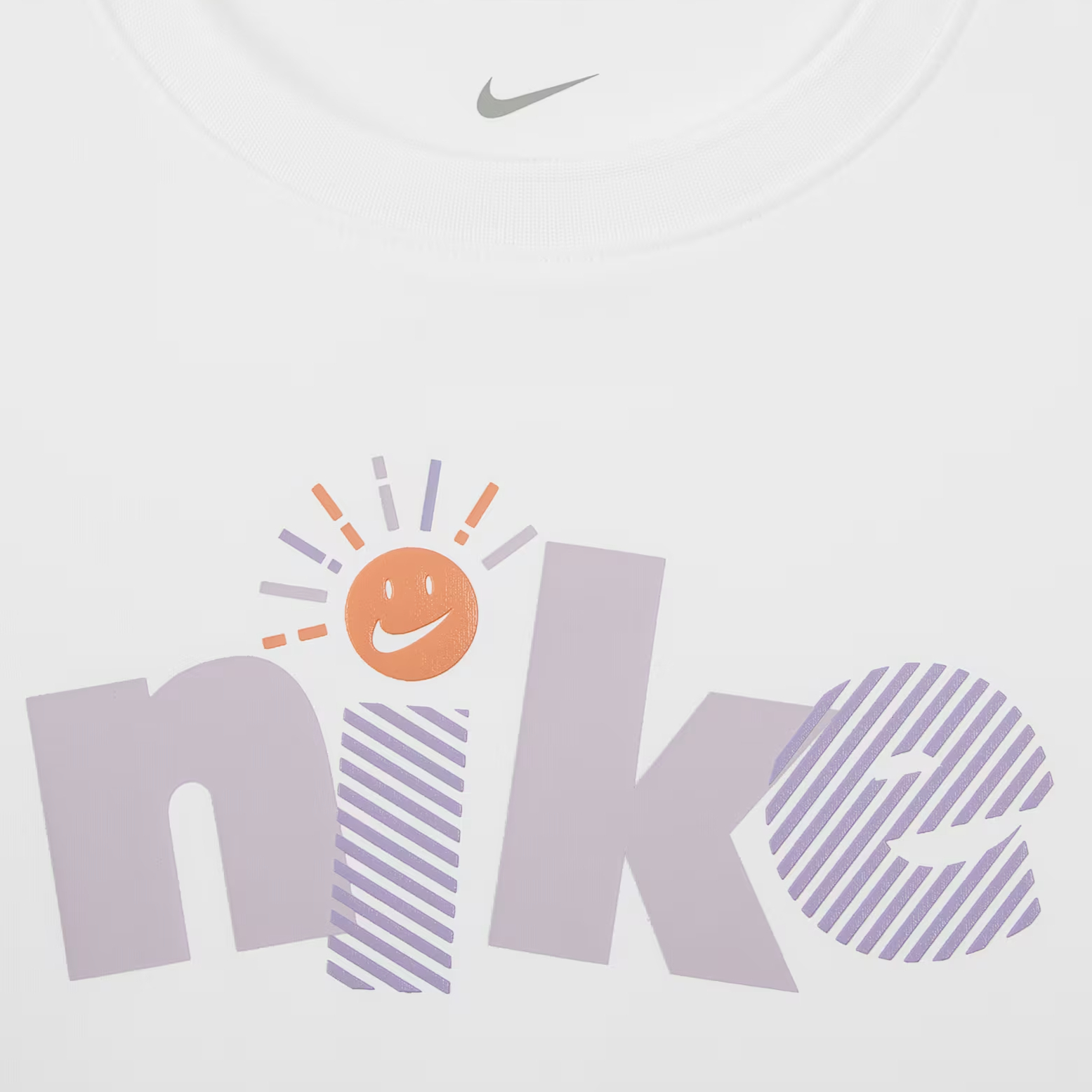 Детская футболка Nike SwooshT SS25 (белая) — фото 3