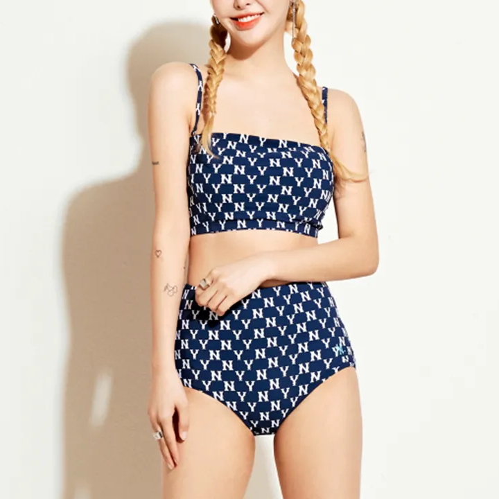 MLB New York Yankees Bikini Women’s Light Navy Blue