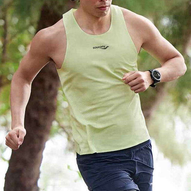 Saucony Running Tank Tops Men’s Crew Neck Thin Other