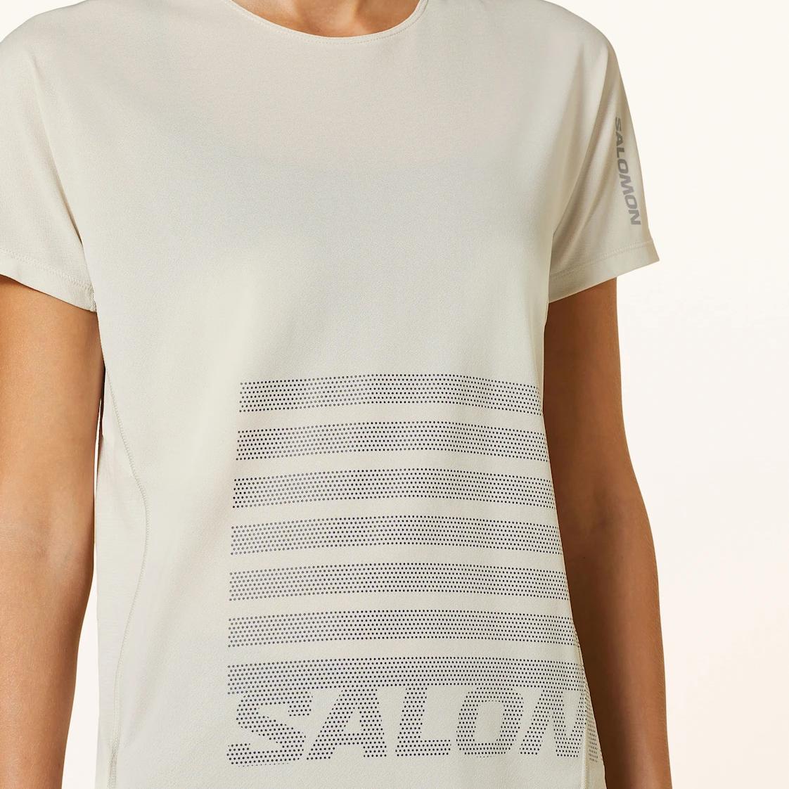 SALOMON SENSE AERO Quick Dry T Shirts Women’s Earth Gray
