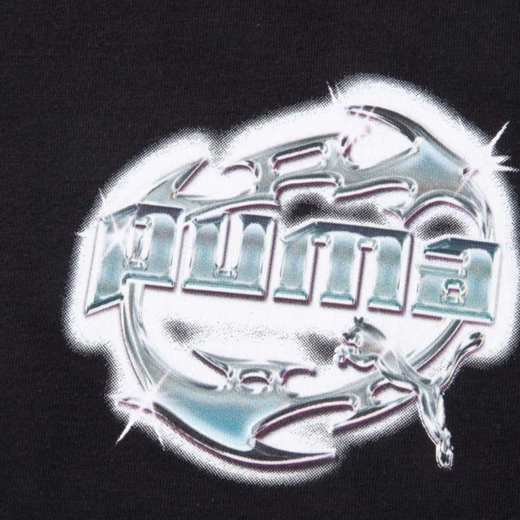 Женская футболка PUMA (черная) — фото 4