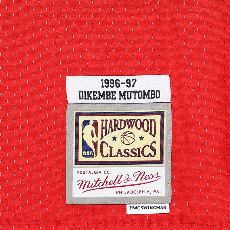 Mitchell & Ness Atlanta Hawks 1996 97 Dikembe Mutombo Swingman Jersey