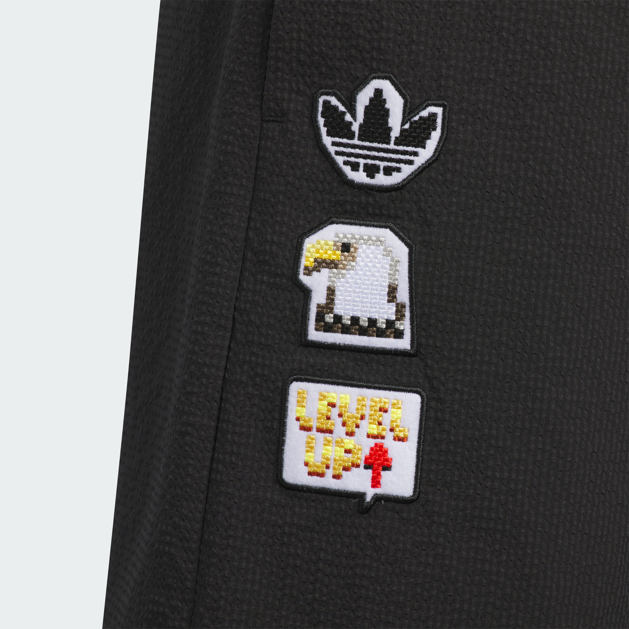 Шорты adidas originals EGAME GRAPHIC SHORTS (черные) — фото 4