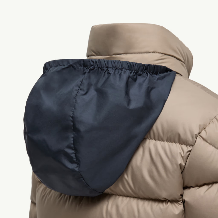 Детская куртка Moncler (светло-коричневая) — фото 4