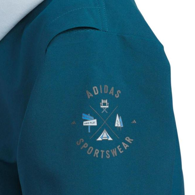 Куртка adidas (черная) — фото 4