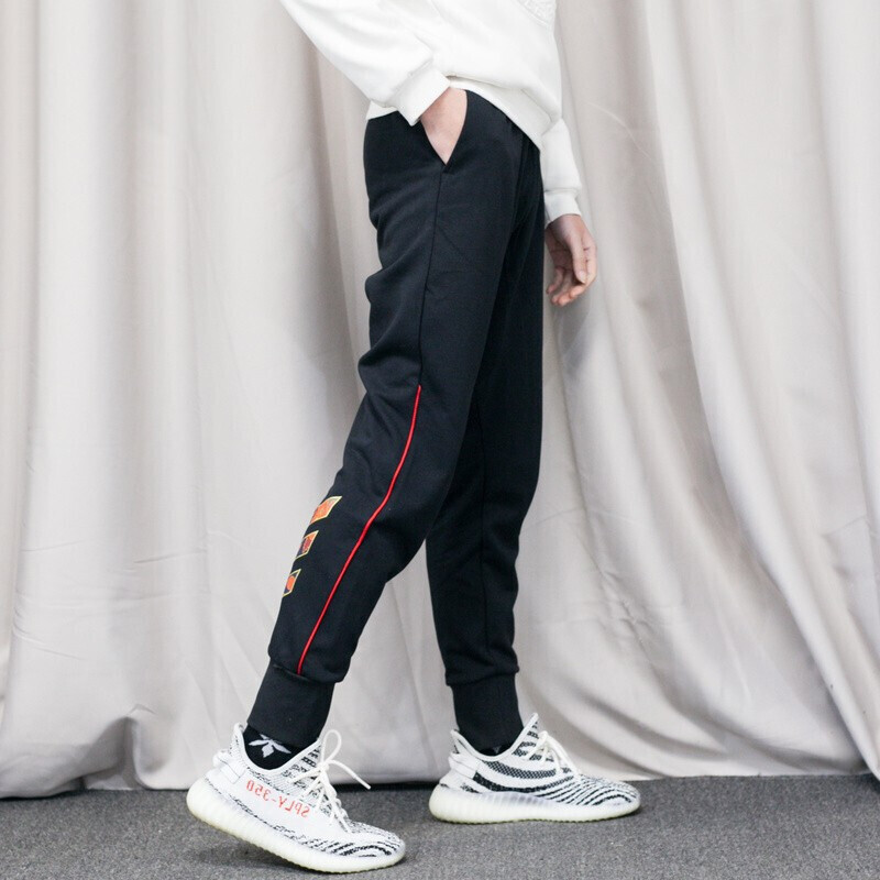 Мужские штаны adidas CNY Ft Pant (черные) — фото 4