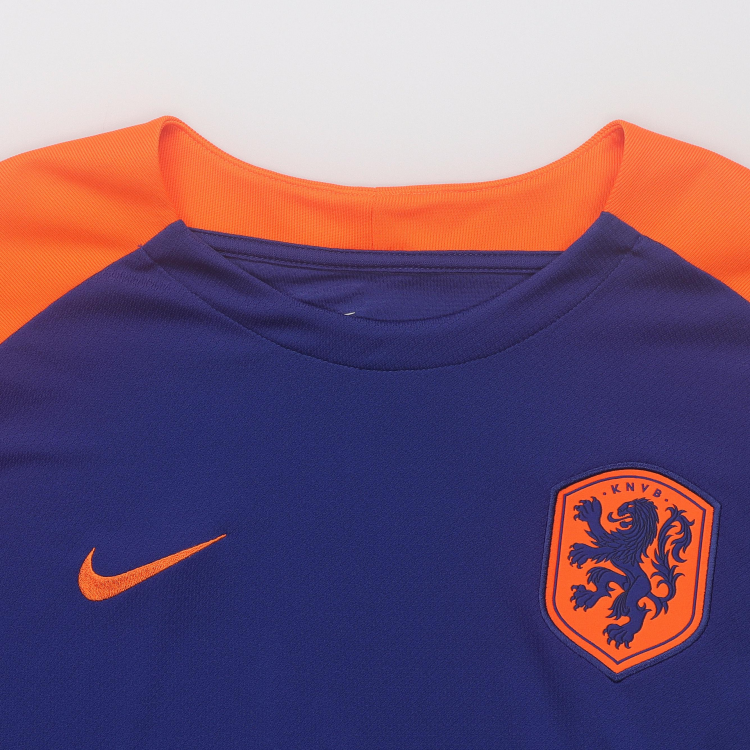 Nike Netherlands Strike Soccer Jersey Men’s Dark Royal Blue/Safety