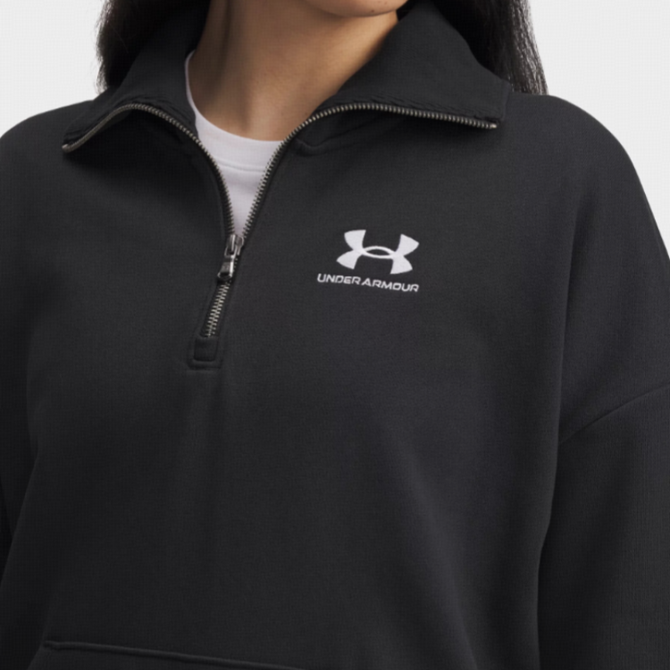 Женское худи Under Armour Under Armour Rival (черное) — фото 4