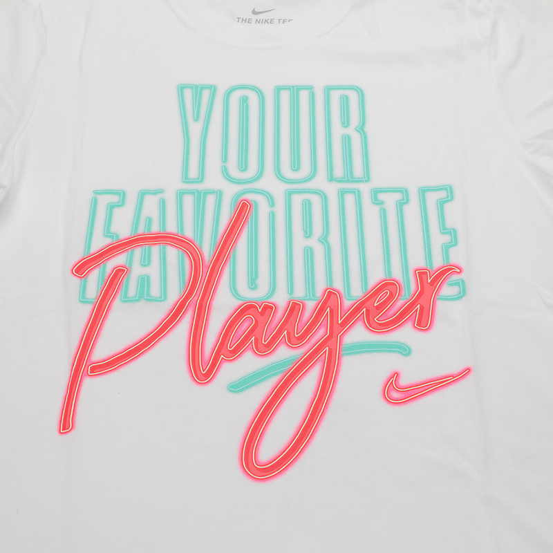 Мужская футболка Nike DRI-FIT Coast 2 Coast T (белый) — фото 4
