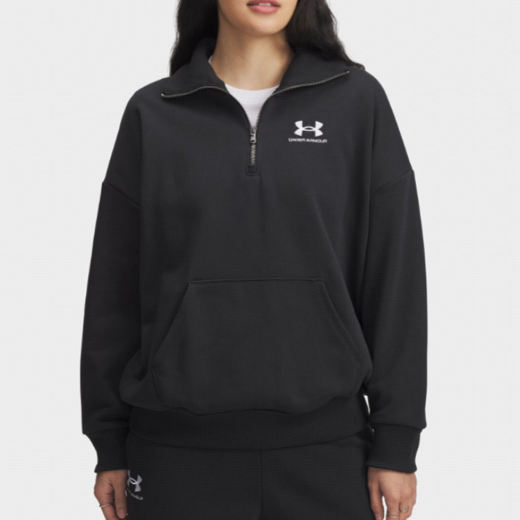 Женское худи Under Armour Under Armour Rival (черное) — фото 2