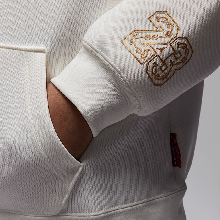 Детское худи Jordan FW25 CNY (бежевое) — фото 3