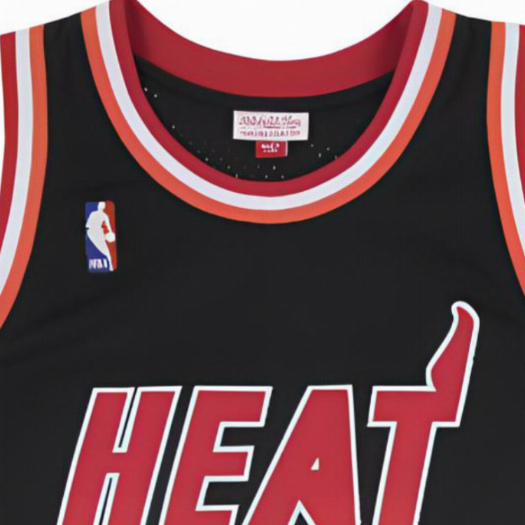 Mitchell Ness Basketball Jerseys Men’s Black Moderate Straight Fit