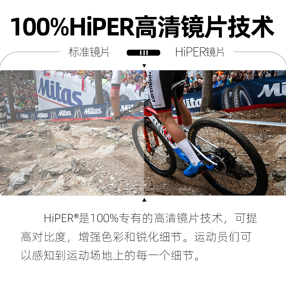 100PRCNT Cycling Unisex Wind Goggles
